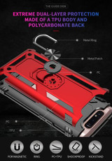 Samsung Galaxy A80/A90      Military Armour Case    RoseGold