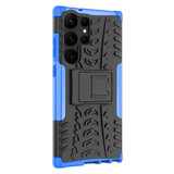 Samsung Galaxy S23 Ultra      Heavy Duty Case    Blue