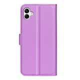 Galaxy A04      Pu Wallet Case    [Purple]