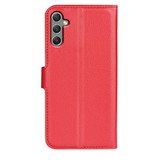 Galaxy A24 4G      Pu Wallet Case    [Red]