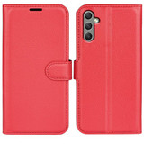 Galaxy A24 4G      Pu Wallet Case    [Red]