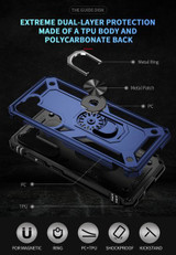 Samsung Galaxy S23+      Military Armour Ring Case    Navy