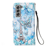 Samsung Galaxy S21 FE 5G      Designer PU Case      EiffelTower