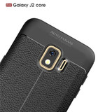 Samsung Galaxy J2 Core      Leather Texture Case    Navy