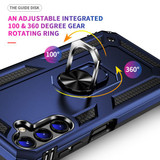 Samsung Galaxy A14      Military Armour Ring Case    Navy
