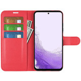 Galaxy S23      Pu Wallet Case    [Red]