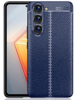 Samsung Galaxy S23+      Leather Texture Case    Navy