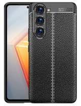 Samsung Galaxy S23      Leather Texture Case    Black