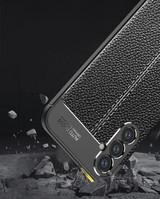 Samsung Galaxy A34 5G      Leather Texture Case    Black
