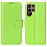 Galaxy S23 Ultra      Pu Wallet Case    [Green]