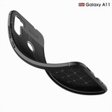 Samsung Galaxy A11      Leather Texture Case    Navy