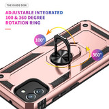 Samsung Galaxy A03      Military Armour Ring Case    RoseGold