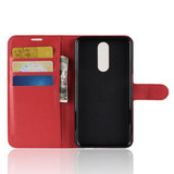Oppo R17 Pro      Pu Wallet Case    [Red]