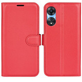 Oppo A78 5G      Pu Wallet Case    [Red]