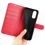 Oppo A78 5G      Pu Wallet Case    [Red]
