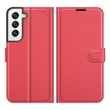 Galaxy S22      Pu Wallet Case    [Red]