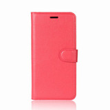 Oppo R15      Pu Wallet Case    [Red]