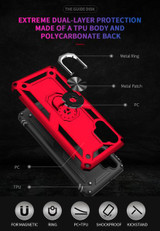 Samsung Galaxy A32 4G      Military Armour Case    Red