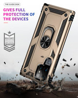 Samsung Galaxy S22 Ultra      Military Armour Ring Case    Gold