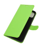 Oppo A15      Pu Wallet Case    [Green]