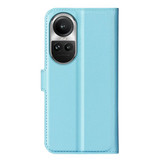 Oppo Reno 10 Pro 5G      Pu Wallet Case    [Lightblue]