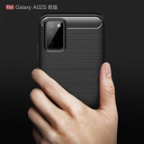 Samsung Galaxy A02S      Carbon Fibre Case    Black