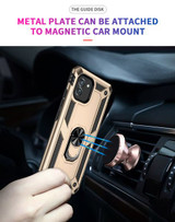 Samsung Galaxy A03      Military Armour Ring Case    Gold