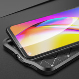 OPPO A94 5G Leather Texture Case Black