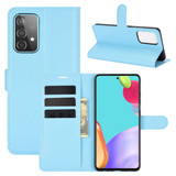 Galaxy A52      Pu Wallet Case    [Lightblue]