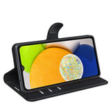 Galaxy A03      Pu Wallet Case    [Black]