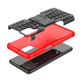 Samsung Galaxy M32 4G      Heavy Duty Case    Red