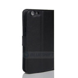 Oppo F1S      Pu Wallet Case    [Black]