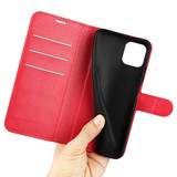 Galaxy A03      Pu Wallet Case    [Red]