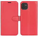 Galaxy A03      Pu Wallet Case    [Red]