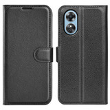 Oppo A17      Pu Wallet Case    [Black]