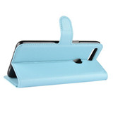 Oppo R15 Pro      Pu Wallet Case    [Lightblue]