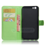 Oppo A77 (2017)      Pu Wallet Case    [Green]