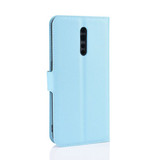 Oppo Reno Z      Pu Wallet Case    [Lightblue]