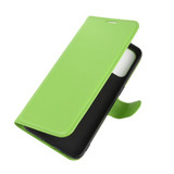Oppo Reno4 5G      Pu Wallet Case    [Green]