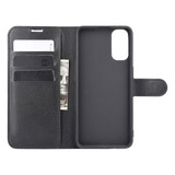 Oppo Reno4 5G      Pu Wallet Case    [Black]