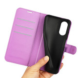 Oppo A78 5G      Pu Wallet Case    [Purple]