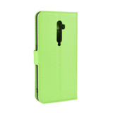 Oppo Reno2      Pu Wallet Case    [Green]