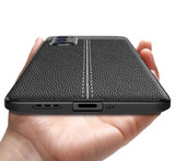 OPPO Reno4 Pro 5G Leather Texture Case Black