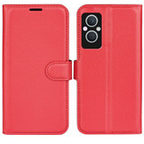 Oppo Reno8 Lite 5G      Pu Wallet Case    [Red]