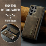 Samsung Galaxy S24Ultra      Magnetic Wallet    Coffee