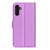Galaxy A14      Pu Wallet Case    [Purple]