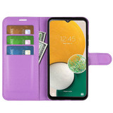 Galaxy A14      Pu Wallet Case    [Purple]