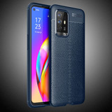 OPPO A94 5G Leather Texture Case Navy