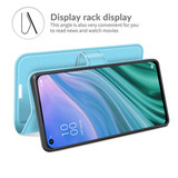 Oppo A74 5G      Pu Wallet Case    [Lightblue]