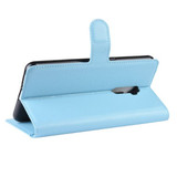 Oppo Reno 10Xzoom      Pu Wallet Case    [Lightblue]